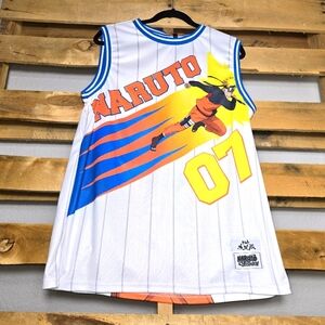 NWT 💫Naruto White and Blue Jersey Size:M